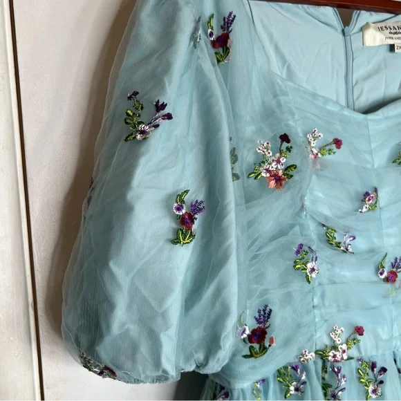 JESSAKAE Garden Fairy Dress pyper America cottagecore romantic embroidered - Picture 6 of 10